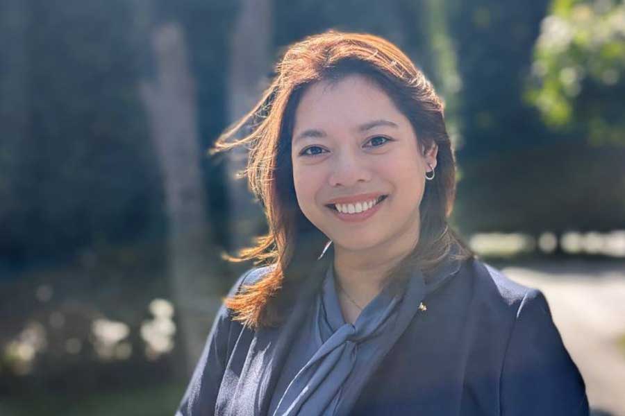 ヒューマンホールディングス株式会社のユリコ デルフィタ バンバンさん【写真：Hint-Pot編集部】