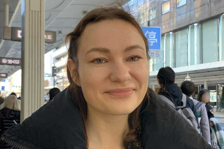 ロシアから来たアンナさん【写真：Hint-Pot編集部】