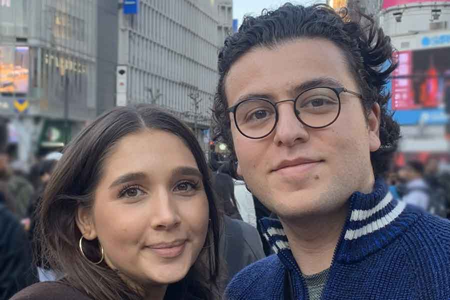 ドイツから来た（左から）エレナさんとエネスさん【写真：Hint-Pot編集部】