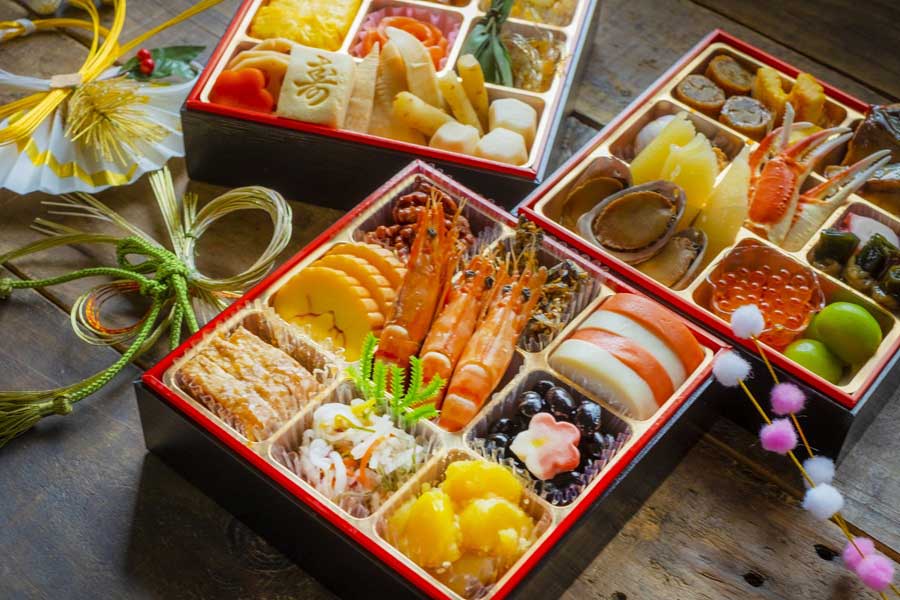 重箱に詰められたおせち料理(写真はイメージ)【写真:写真AC】