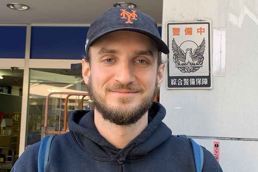 アメリカから来たオースティンさん【写真：Hint-Pot編集部】