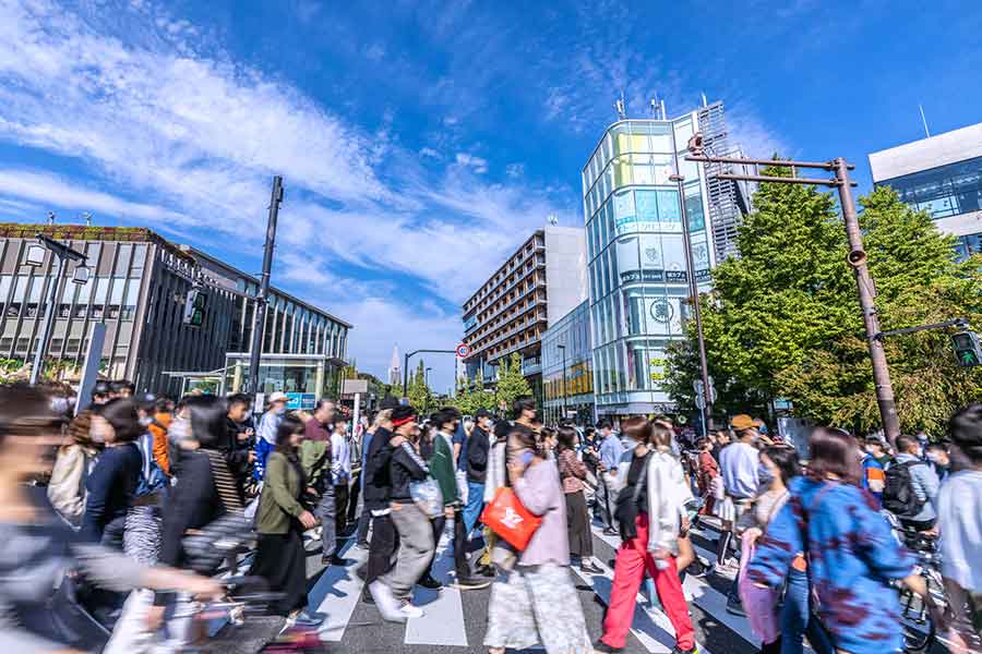 日本のほうが個性的なファッションをしている人が多いと感じたという（写真はイメージ）【写真：PIXTA】