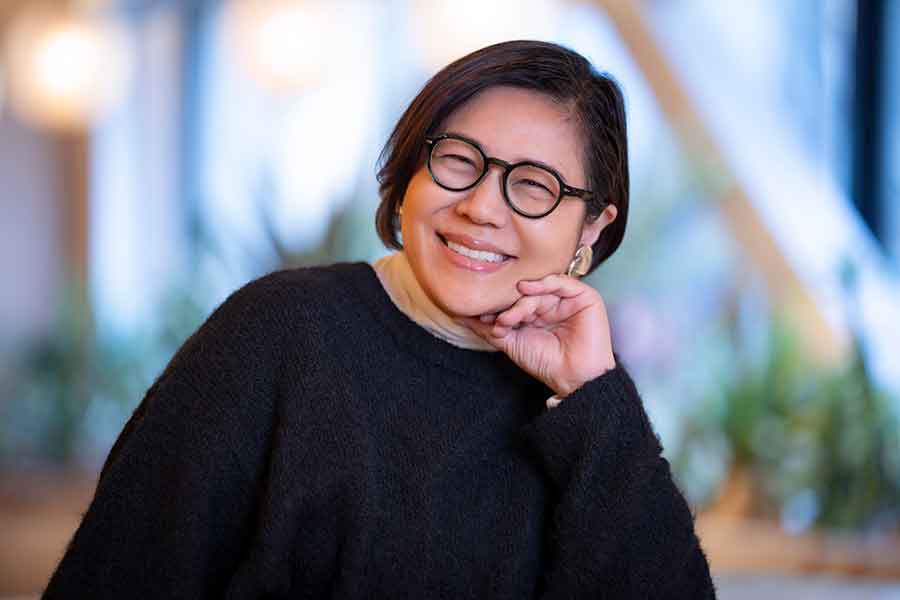 「どこ見てんのよ!」で一世を風靡した青木さやかさん【写真:藤岡雅樹】