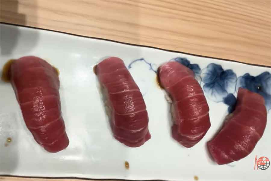 マグロの中トロのおいしさに感動（スクリーンショット）