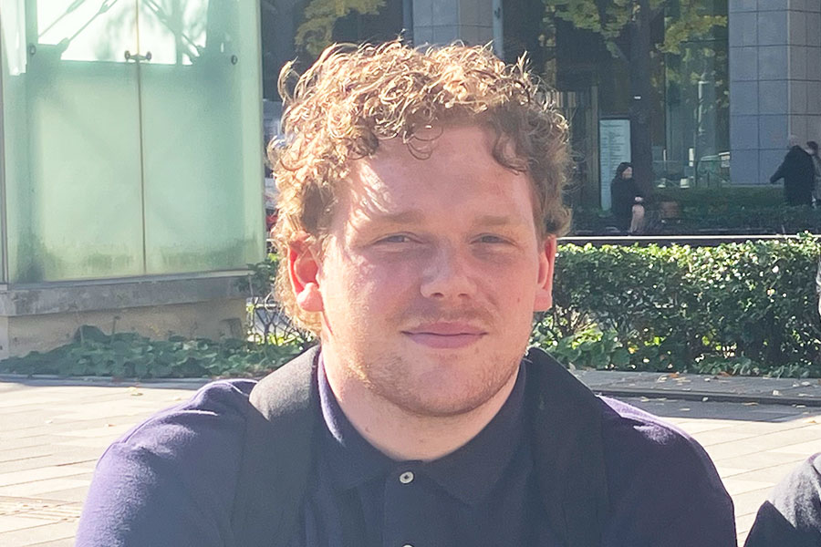 オーストラリアから来たジョシュさん【写真：Hint-Pot編集部】