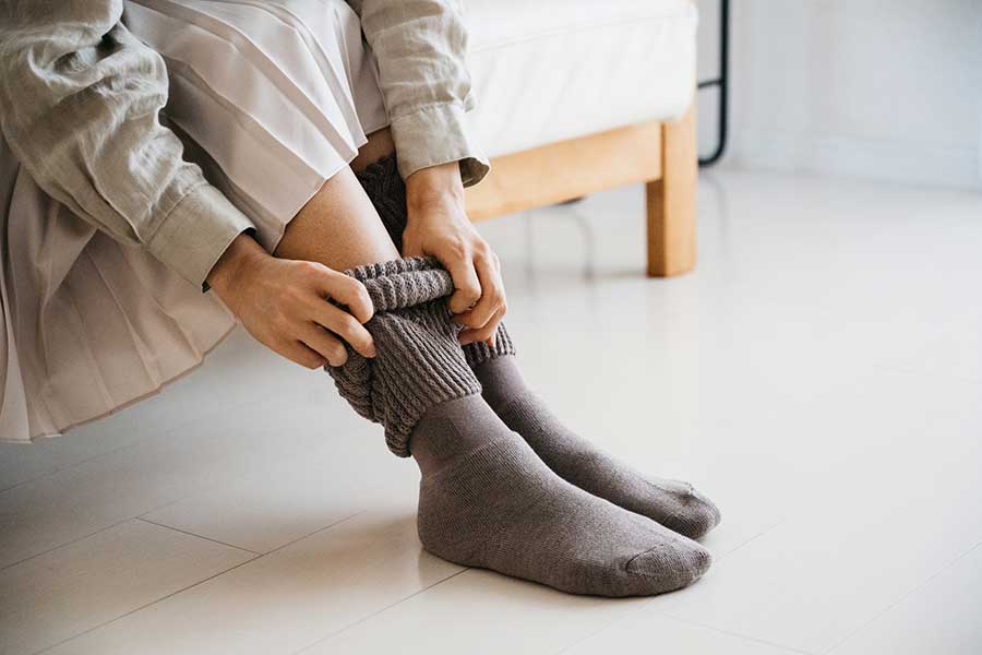 新年に新しい靴下をおろす人も多い（写真はイメージ）【写真：PIXTA】
