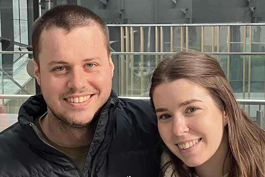 オーストラリアから来た（左から）クリスチャンさんとソフィーさん【写真：Hint-Pot編集部】