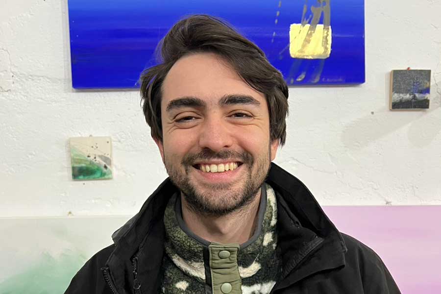 イタリア人のガエターノ・ジュンタさん【写真：Hint-Pot編集部】