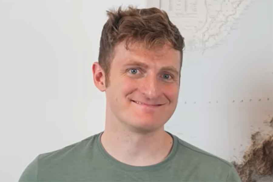 日本の魅力を発信するジェイソンさん(スクリーンショット)