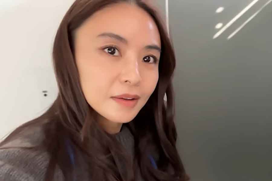 人気モデルの滝沢眞規子さん（スクリーンショット）