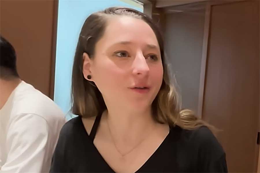 1年ぶりの訪日を果たしたジェレミーさん（スクリーンショット）