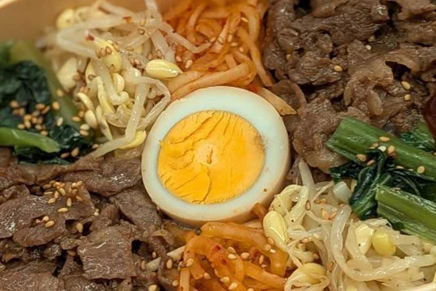 中村仁美さんが今年最初に作ったビビンバ弁当（スクリーンショット）