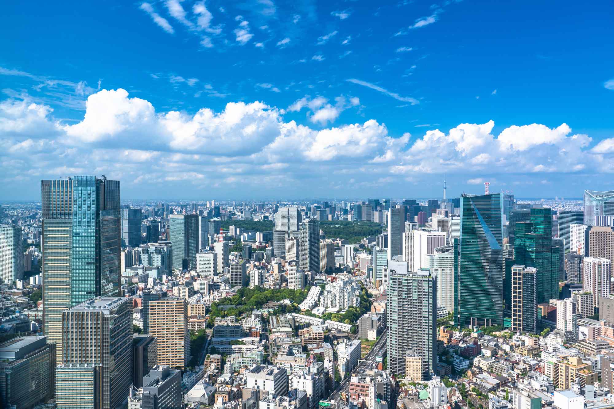 東京タワーやスカイツリーから見た東京の姿に圧倒（写真はイメージ）【写真：PIXTA】