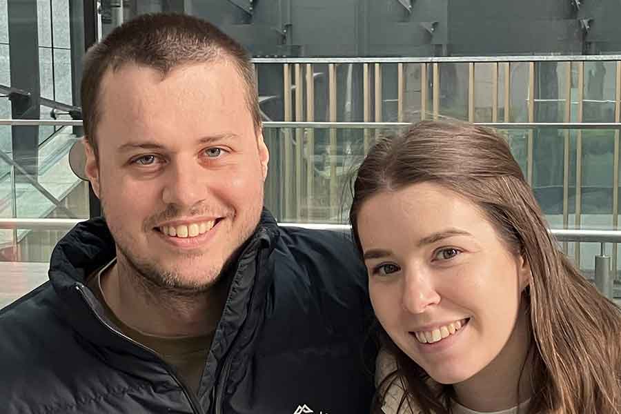 オーストラリアから来た（左から）クリスチャンさんとソフィーさん【写真：Hint-Pot編集部】