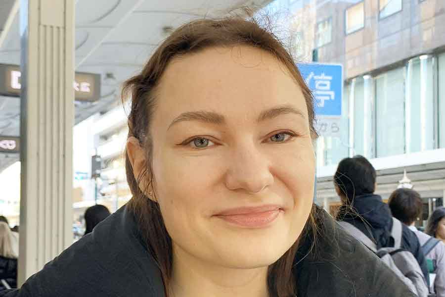 ロシアから訪日したアンナさん【写真：Hint-Pot編集部】