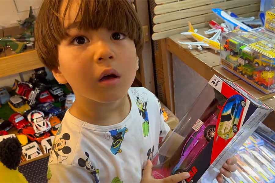 Amiさんの次男・リノくん（スクリーンショット）