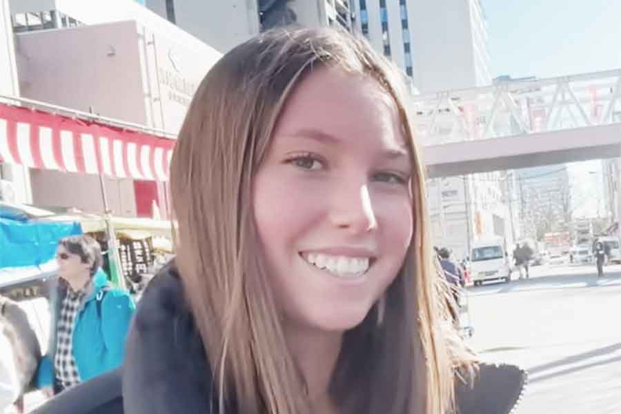 アメリカから来たシドニーさん（スクリーンショット）