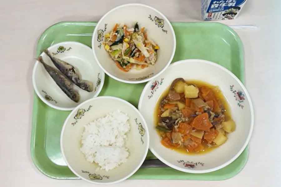 日本の学校給食を体験して感動（スクリーンショット）