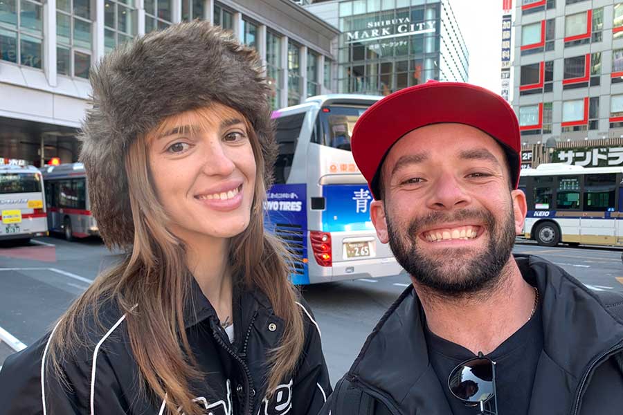 アメリカから来た(左から)オーブリさんとウィルさん【写真:Hint-Pot編集部】