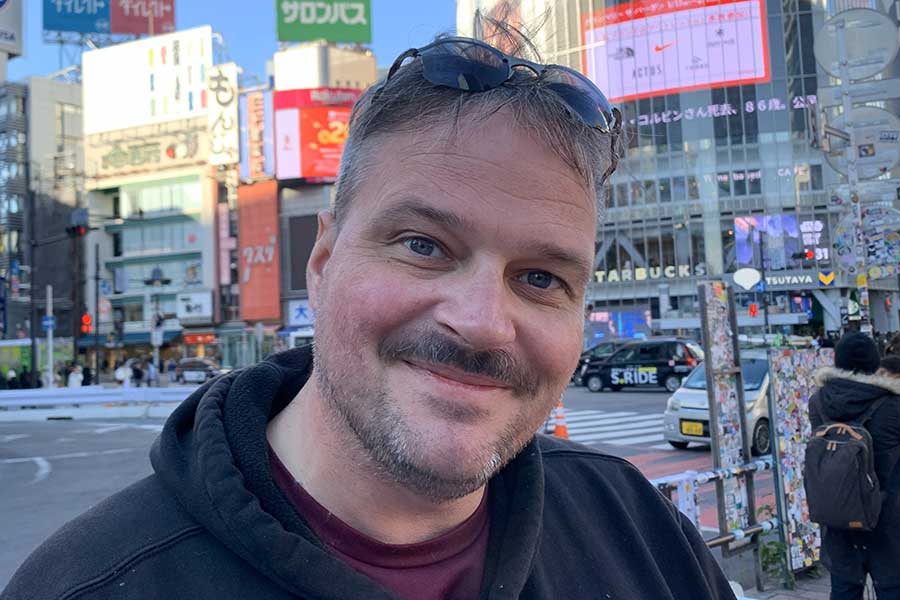 アメリカから来たマークさん【写真：Hint-Pot編集部】