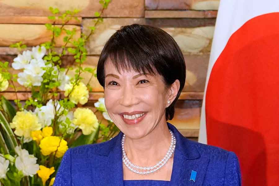 キア・スターマー英首相と会談を行った高市早苗総理【写真:Aflo】