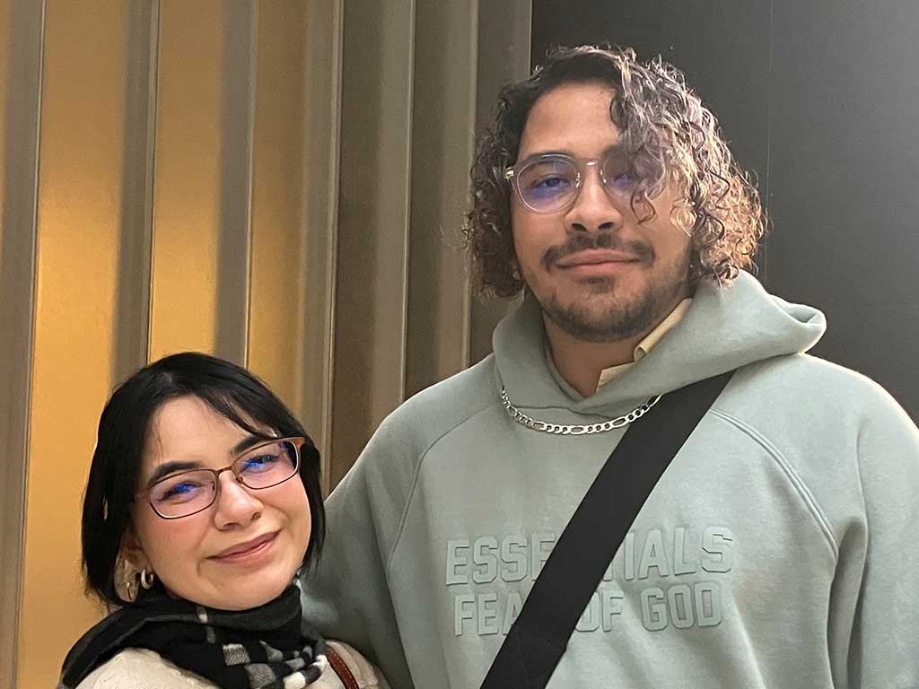 アメリカから来た(左から)ステイシーさんとポールさん【写真:Hint-Pot編集部】