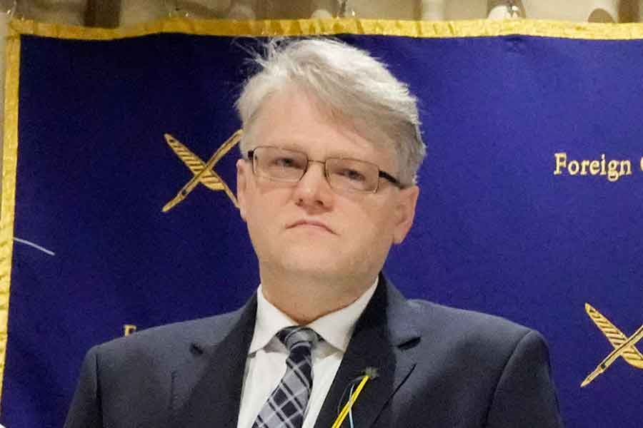 駐日リトアニア共和国特命全権大使のオーレリウス・ジーカスさん【写真：Aflo】