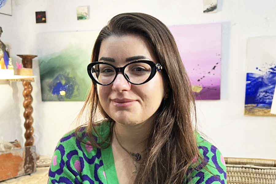 日本に半年間にわたって留学していたイタリア人のジョルジアさん【写真：Hint-Pot編集部】