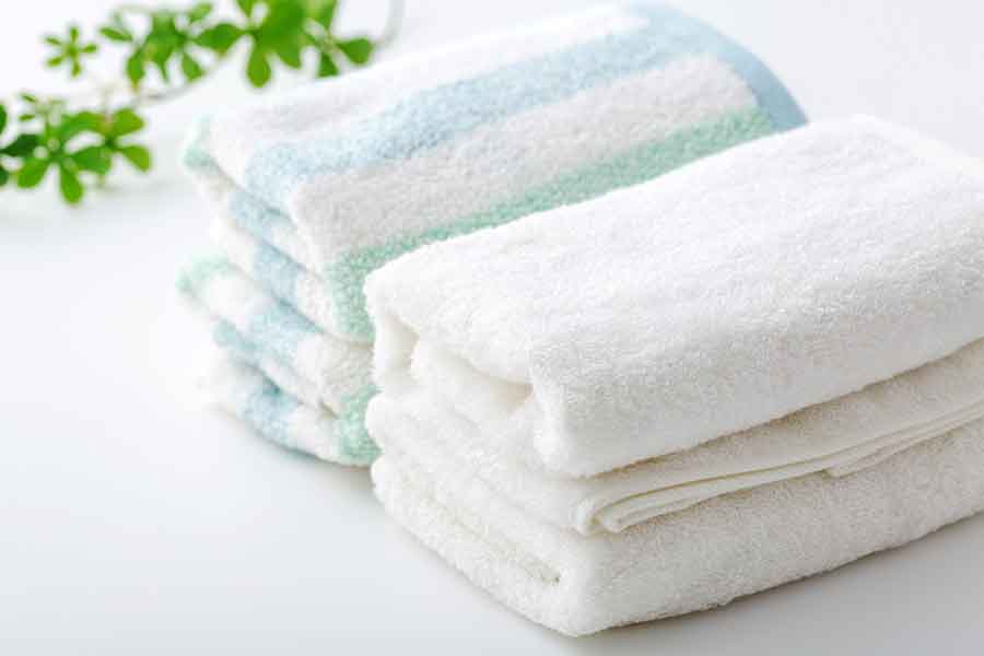 油が付着したタオルは自然発火の危険が（写真はイメージ）【写真：PIXTA】