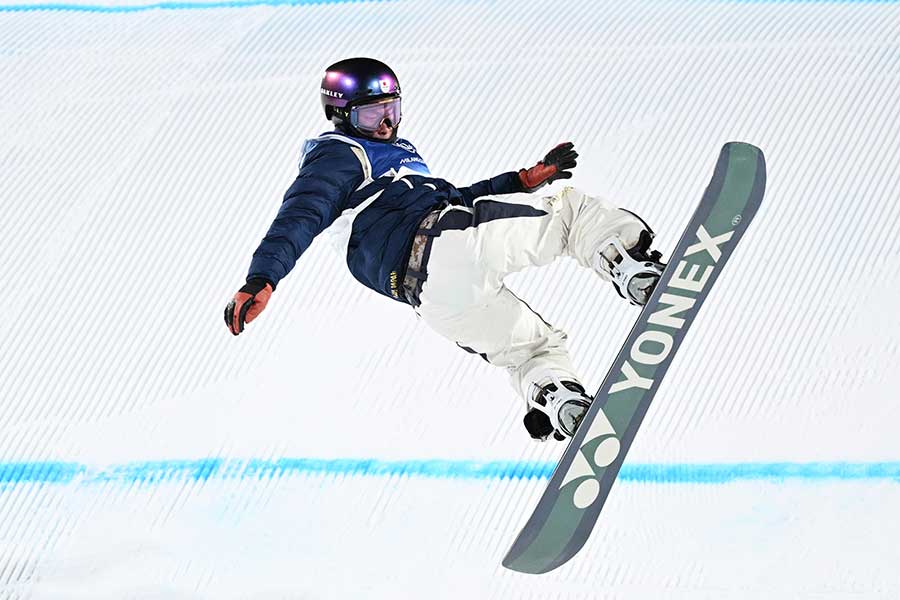 「ヨネックス」社製のボードで挑んだ木村選手【写真：Aflo】