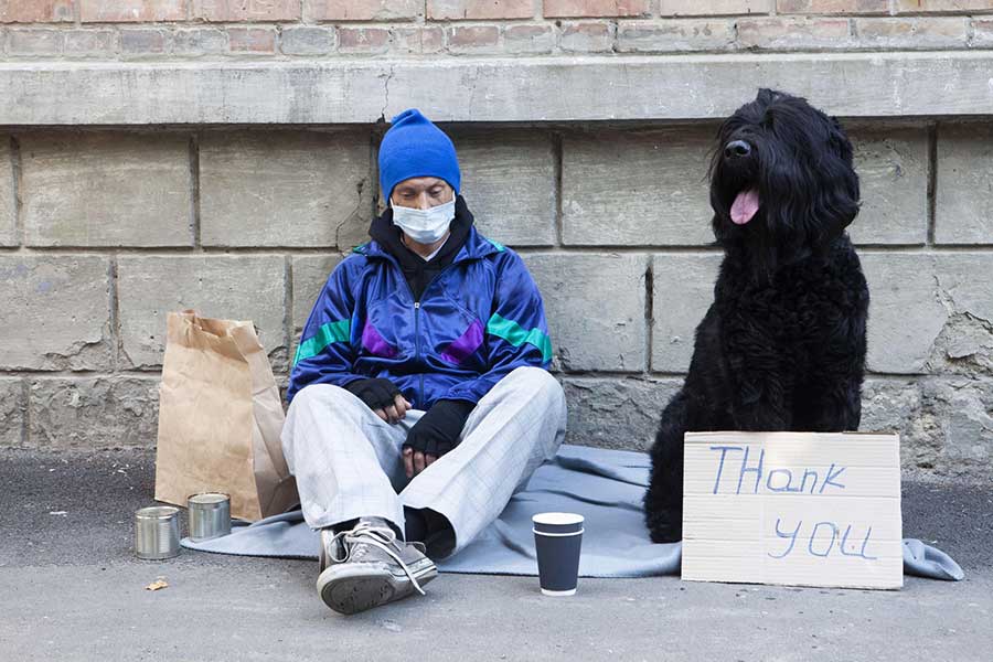 日本ではホームレスをあまり見かけない（写真はイメージ）【写真：写真AC】