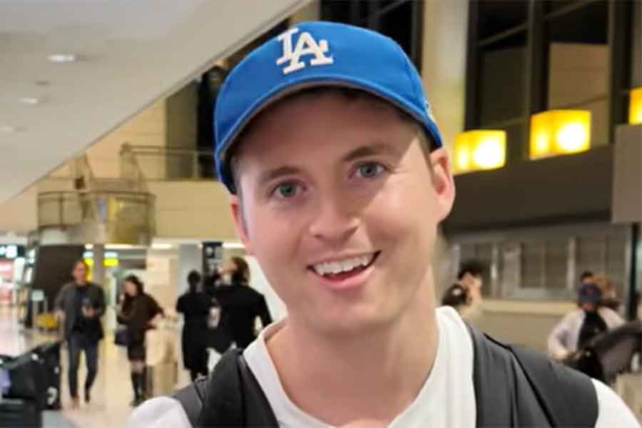 アメリカ人のトレヴァンさん【出典：YouTube「Jason Ray ジェイソン・レイ」よりスクリーンショット】