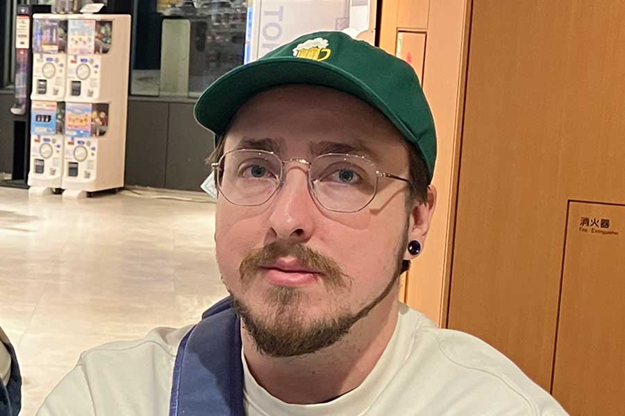 アメリカから来たオースティンさん【写真:Hint-Pot編集部】