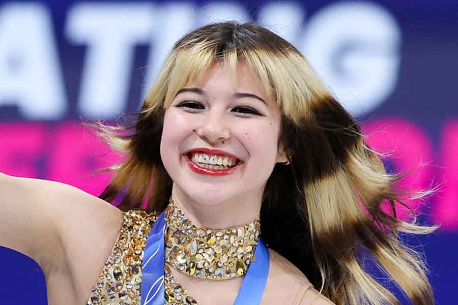 ミラノ・コルティナ五輪で金メダルを獲得した、アメリカのアリサ・リウ選手【写真：Aflo】