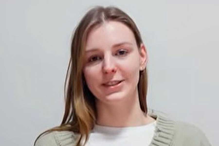 日本に移住した、ウクライナ人のマリアさん【出典:YouTube「クリススタイルチャンネル」よりスクリーンショット】