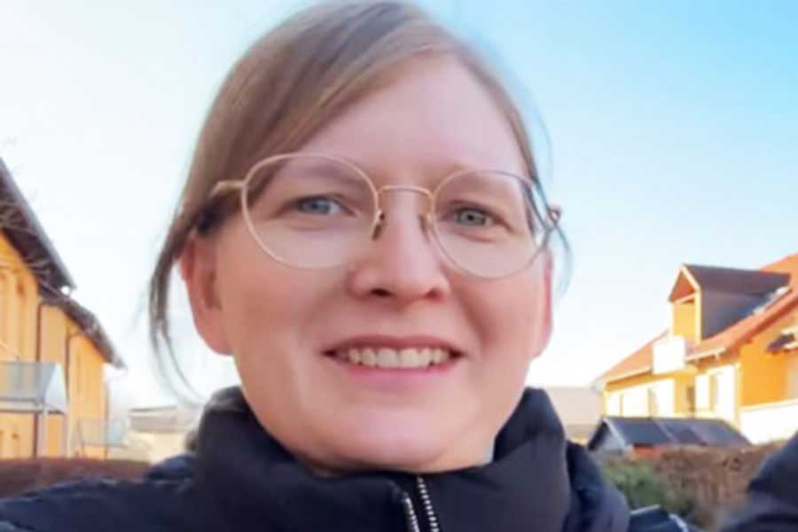 2年ぶりにドイツに里帰りしたレナさん【出典：YouTube「LTブログ」よりスクリーンショット】