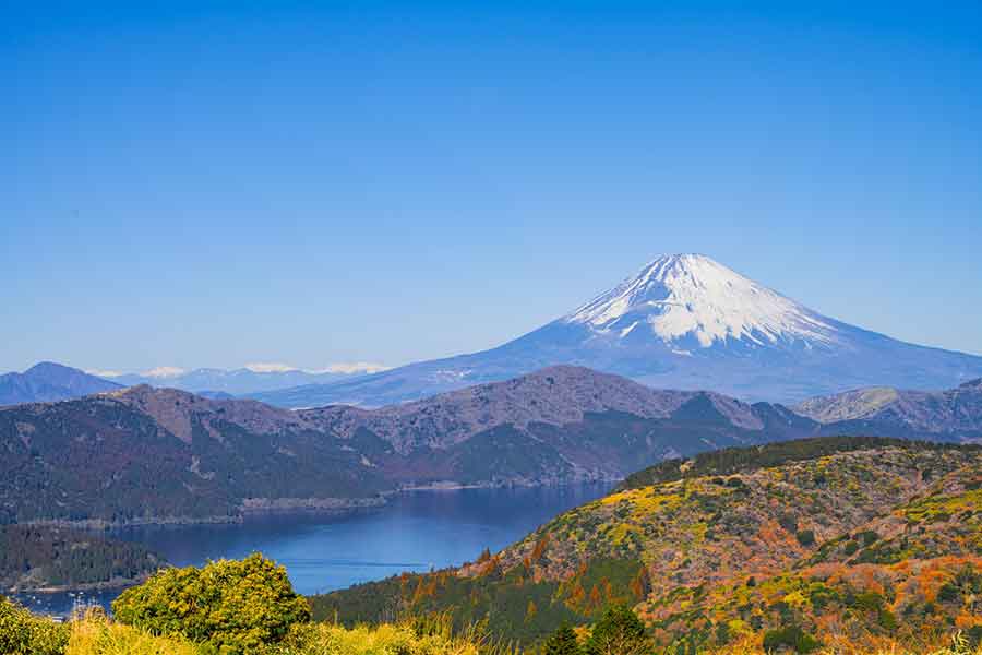 箱根で見た富士山の絶景に感動（写真はイメージ）【写真：写真AC】