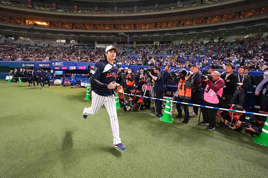 侍ジャパンの取材のため、海外から多くの取材陣が来日【写真：Getty Images】