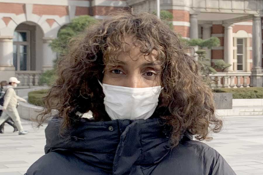 エチオピアから来たティギストさん【写真：Hint-Pot編集部】