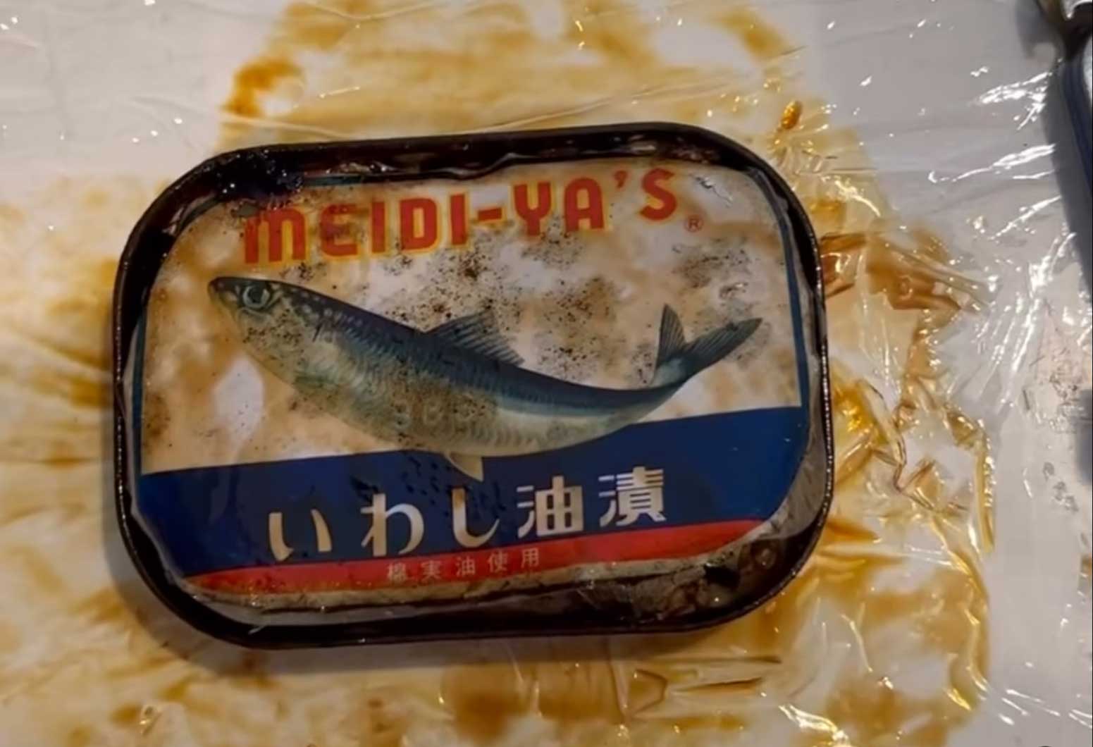 【動画】50年以上前の缶詰、開封動画の一部【動画提供：めい（@may___maytopia_mii76）さん】