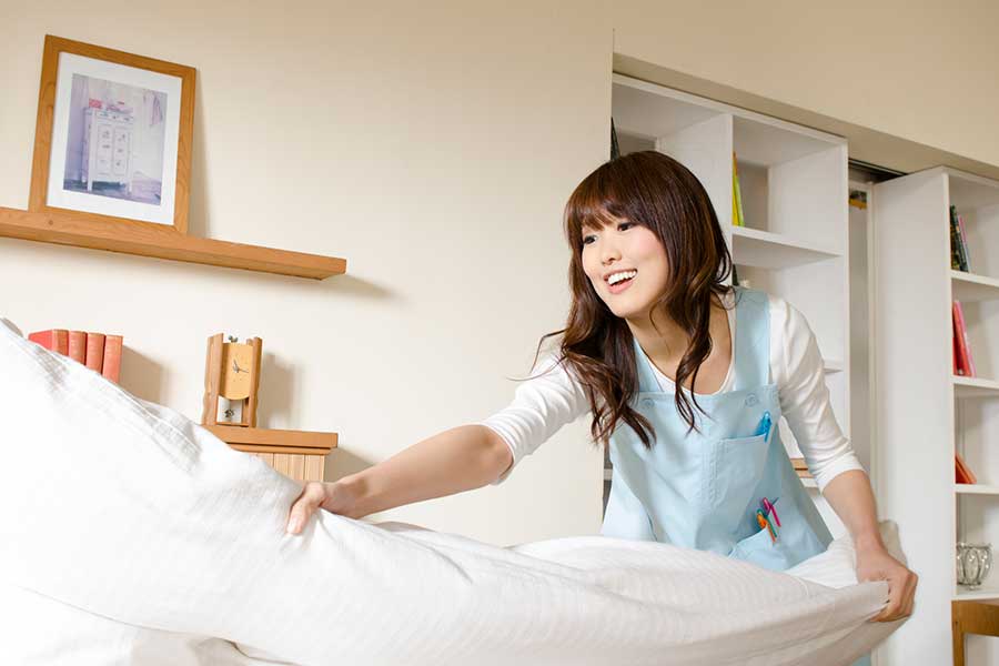 しまう前に知っておきたい羽毛布団のケア（写真はイメージ）【写真：PIXTA】