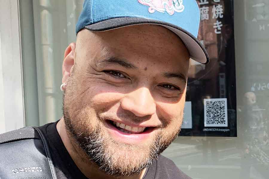 オーストラリアから来たヘストンさん【写真：Hint-Pot編集部】