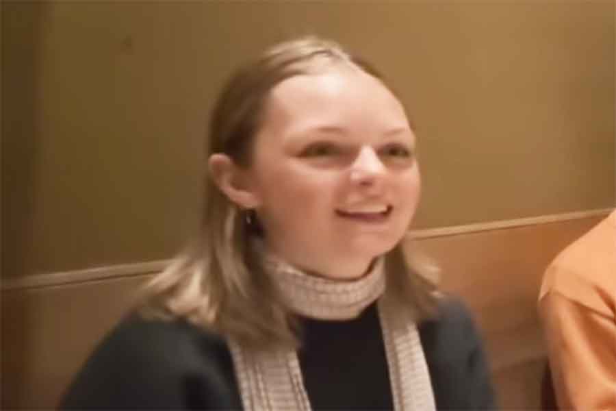 オーストリア人のエミリアさん【出典：YouTube「日本食冒険記Tokyo Food Adventures」よりスクリーンショット】