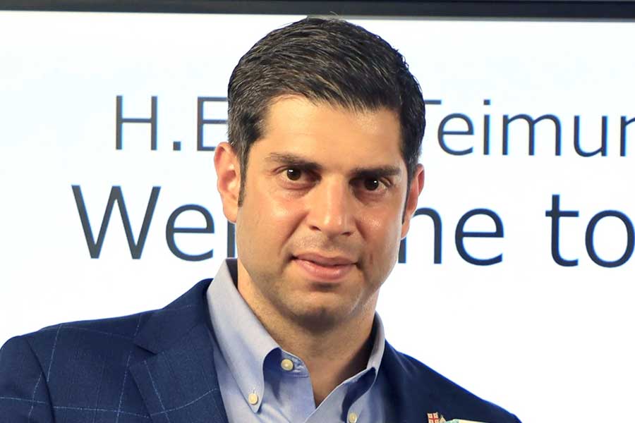 ティムラズ・レジャバ駐日ジョージア大使【写真：産経新聞社】