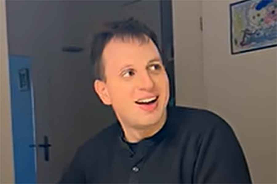 スイス人の夫・ファビオさん【出典：YouTube「Ami's Life」よりスクリーンショット】