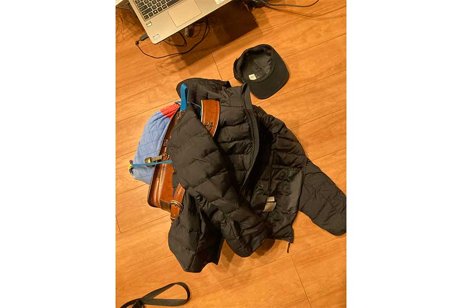 息子さんの“抜け殻”。まるで溶けてしまったよう【写真提供：DNZK（donzk_re）さん】