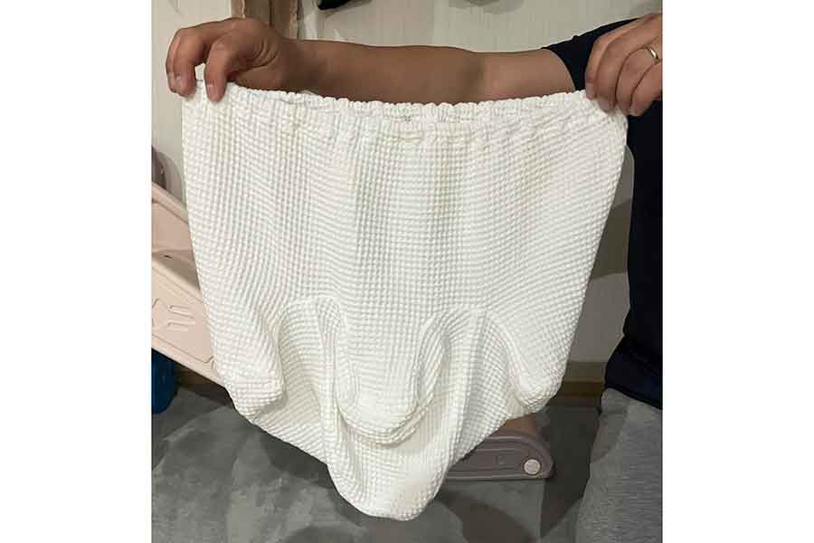 下着と誤認されたバンボの専用カバー【写真提供:ちゃなす。(aaask.16)さん】