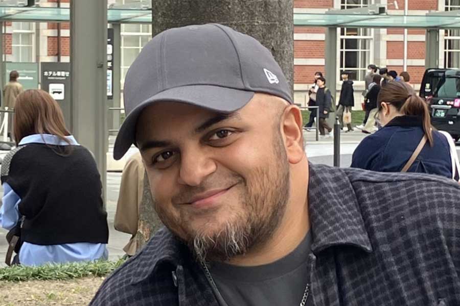 イギリスから来たエイドリアンさん【写真：Hint-Pot編集部】