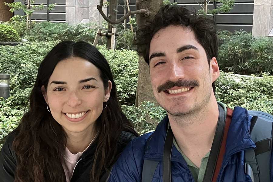 アメリカから来た（左から）パウリーンさんとリバーさん【写真：Hint-Pot編集部】