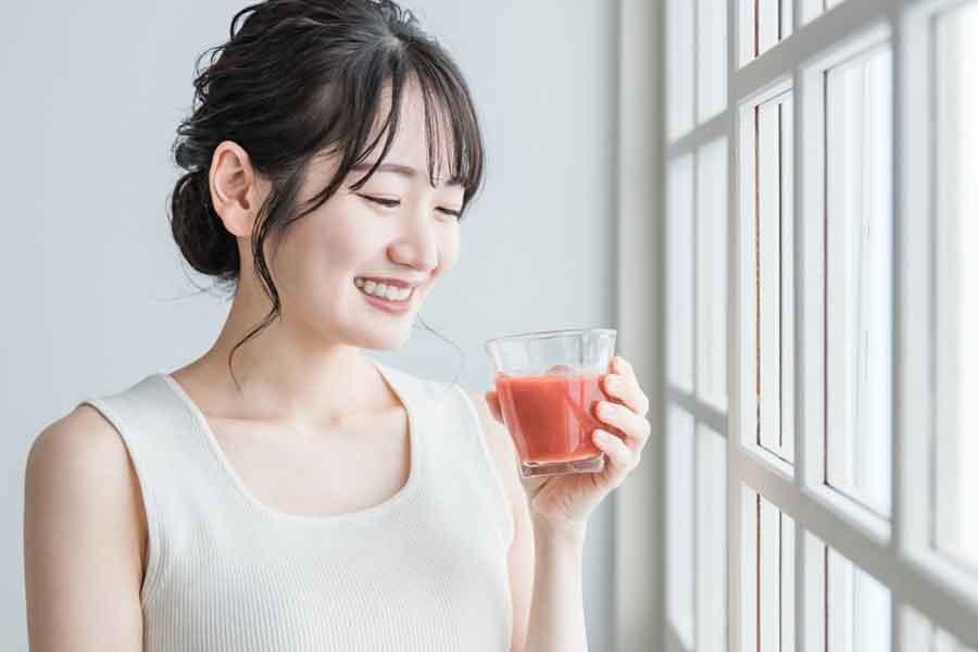 ヘルシーなイメージのあるトマトジュース（写真はイメージ）【写真：写真AC】